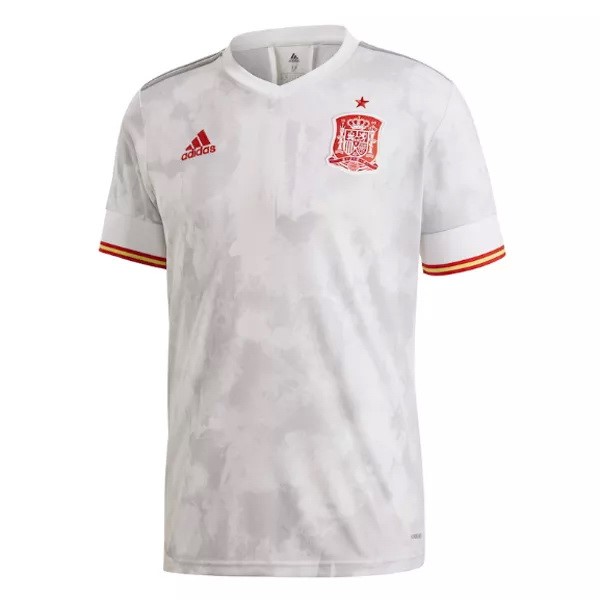 Thailande Maillot Football Espagne Exterieur 2020 Blanc